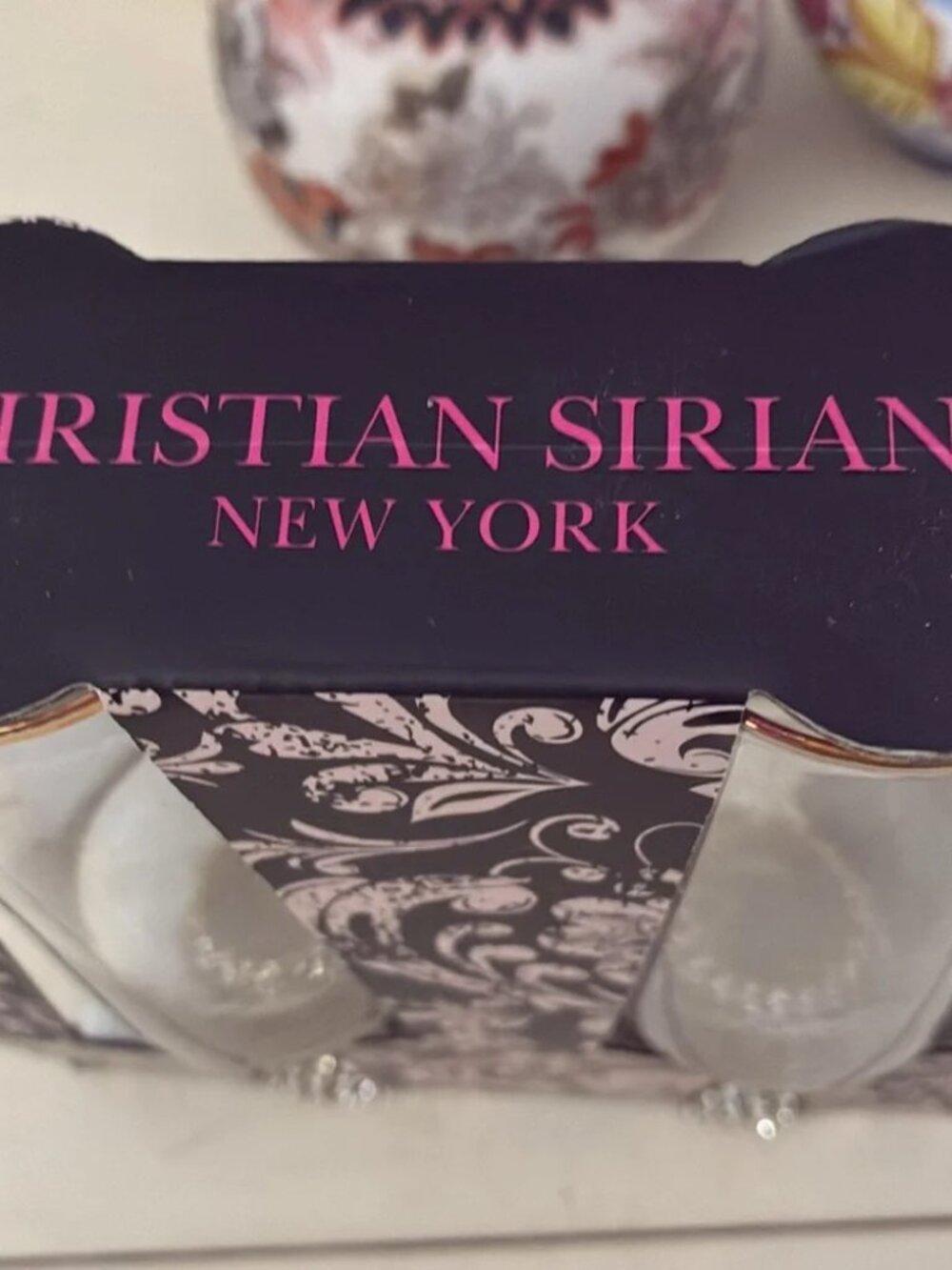 Christian Siriano Barware Lot Flutes & Cordial Shot Glasses | Rhinestones | Gold - Picture 6 of 8
